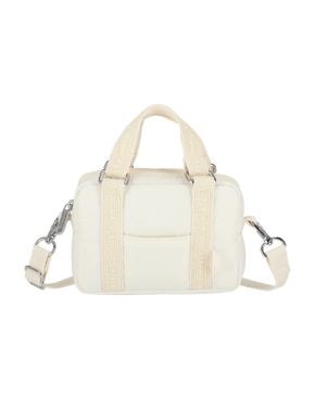 글로니 아이보리 프로스트 마이크로 토트백