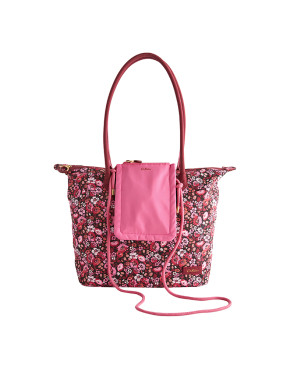 미디엄 폴더웨이 토트 - 아카이브 딧시 베리 레드