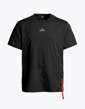 남성 티셔츠 클린트 - BLACK