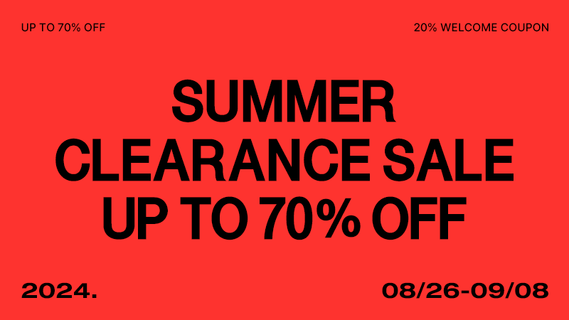 2024 SUMMER CLEARANCE SALE