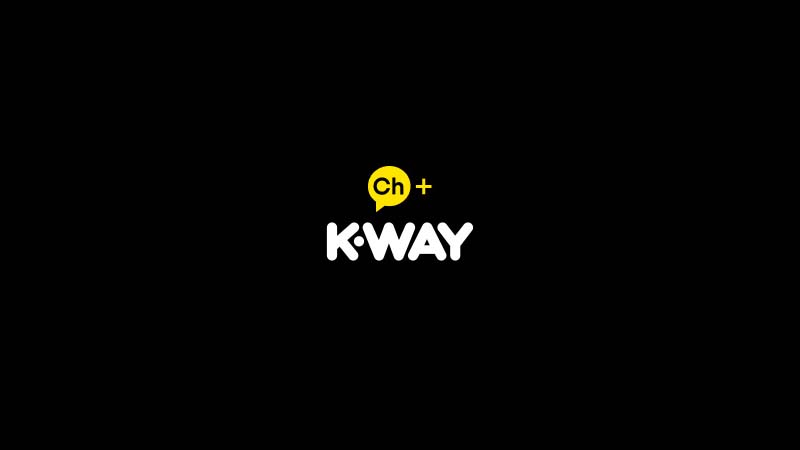 K-WAY 카카오톡 채널 추가 프로모션