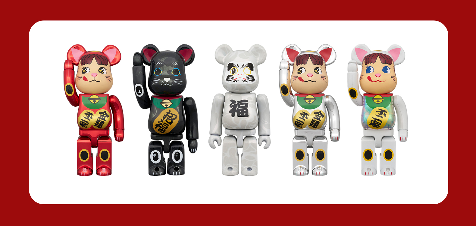 BE@RBRICK Maneki Neko Special Items