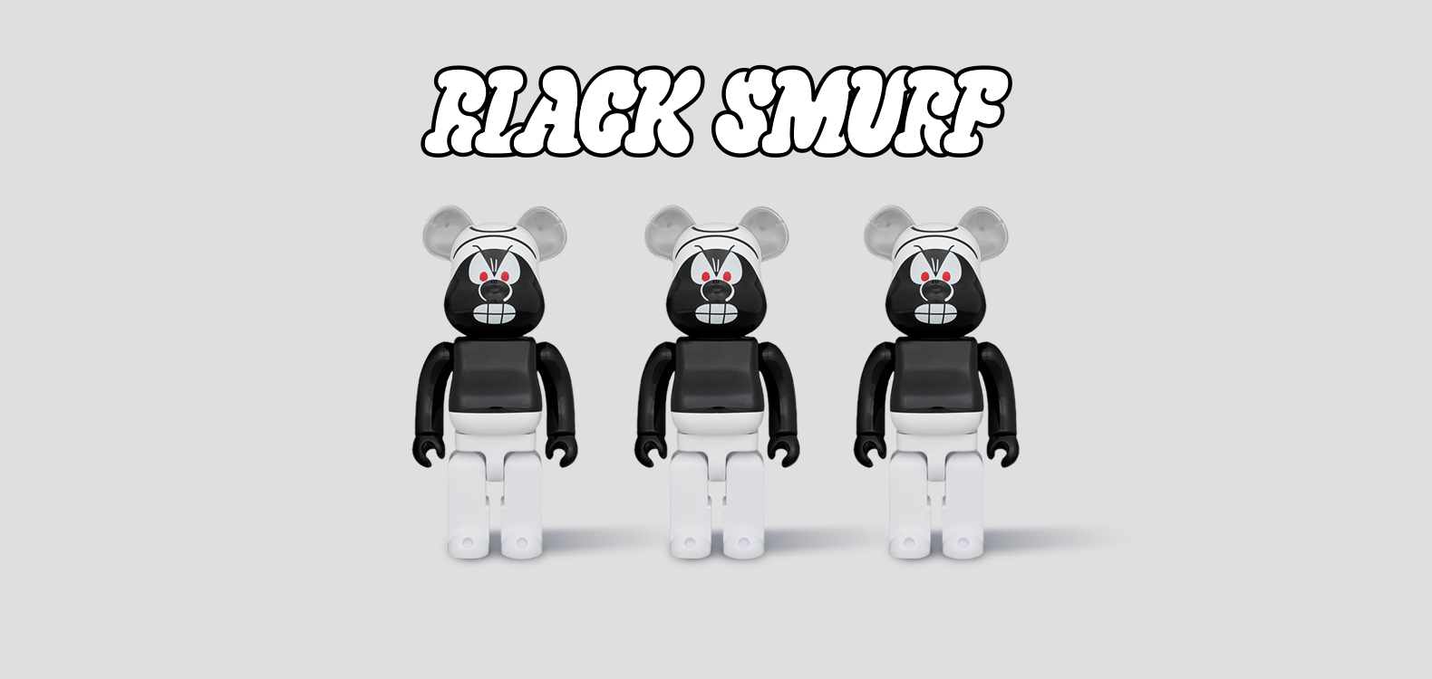 BE@RBRICK SMURF BLACK