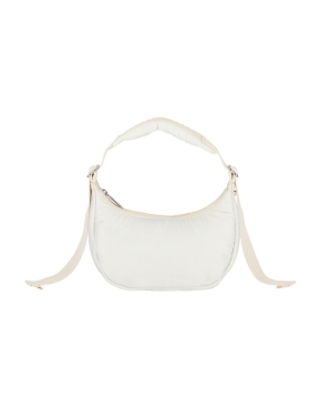 글로니 아이보리 프로스트 미니 크레센트 호보백