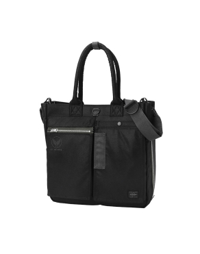 FLYING ACE 2WAY TOTE BAG-BLACK