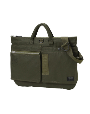 FLYING ACE 2WAY SHORT HELMET BAG-SAGE GREEN