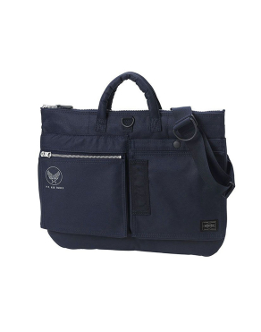 FLYING ACE 2WAY SHORT HELMET BAG-NAVY/BLUE