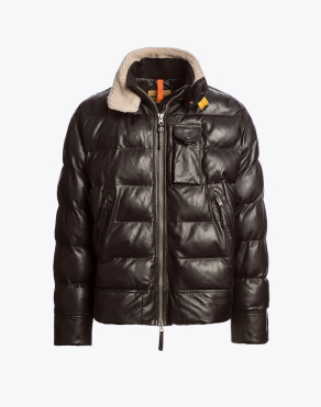 남성 가죽 재킷 지안 레더-CHESTNUT (25WMPMJKLE03PJ0573)