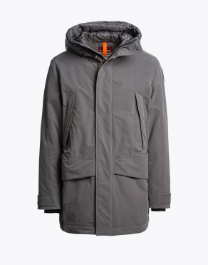 남성 롱 후드 다운 재킷 에프렘-PEWTER (25WMPMJKXT02PJ0735)