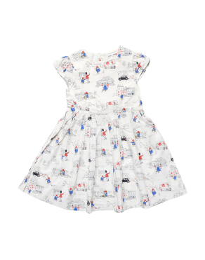 키즈 타이 백 드레스 패딩턴 고우즈 투 타운