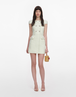 라임 부클레 미니 드레스
