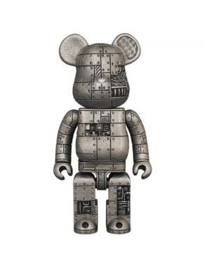 400% BEARBRICK ROYAL SELANGOR STEAMPUNK IRON BRIGHT