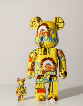 400%+100% BEARBRICK ANDY WARHOL × JEAN-MICHEL BASQUIAT #3