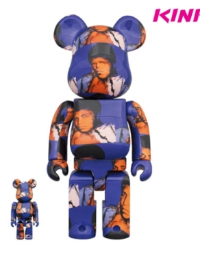 400%+100%BEARBRICK ANDY WARHOL`S MUHAMMAD ALI