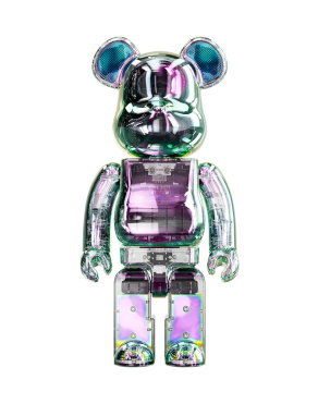 BEARBRICK PORTABLE BLUETOOTH SPEAKER 400% CRYSTAL HALO