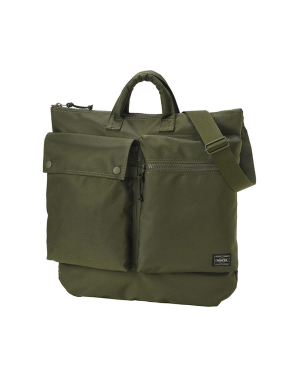 UNIT 2WAY HELMET BAG_SAGE GREEN