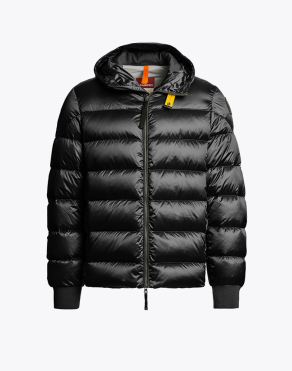 남성 경량 후드 다운 자켓 퍼렐-BLACK (25WMPMPUSX13PJ0541)