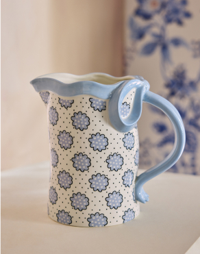 저그 베이스 화병 - 블루 보우