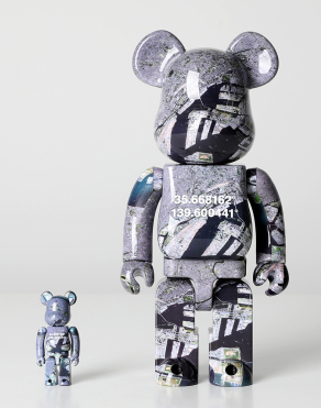 400%+100% BEARBRICK BENJAMIN GRANT「OVERVIEW」TOKYO