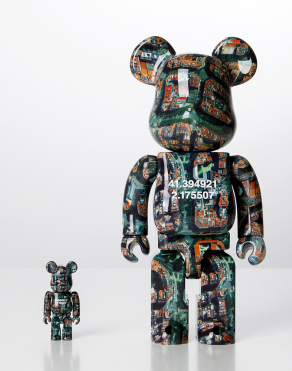 400%+100% BEARBRICK Benjamin Grant「OVERVIEW」BARCELONA