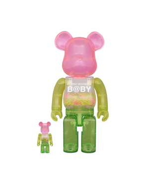 400%+100% MY FIRST BEARBRICK BABY 1st Color Clear Ver.