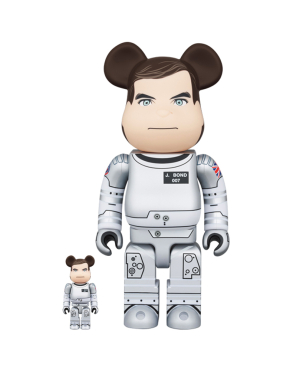 400%+100% BEARBRICK 007 James Bond MOONRAKER