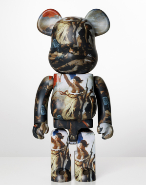 1000% BEARBRICK Eugène Delacroix Liberty Leading the People