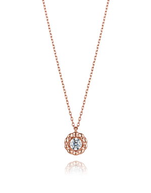 Grace Flower 그레이스 플라워 0.3ct 목걸이