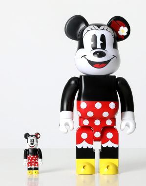 400%+100% BEARBRICK MINNIE MOUSE