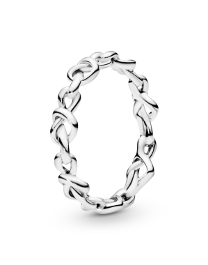 노티드 하트 링