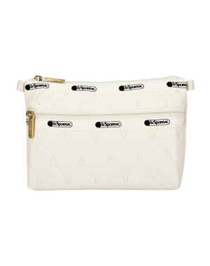 에크루 하트 데보스 코스메틱 클러치