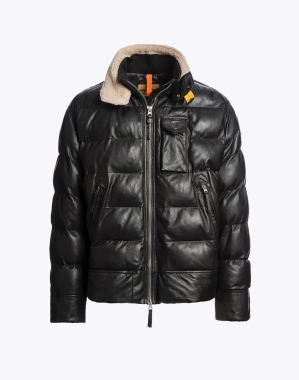 남성 가죽 재킷 지안 레더-BLACK (25WMPMJKLE03PJ0541)