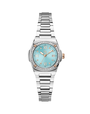 실버 블루 쿠션 쉐입 미니