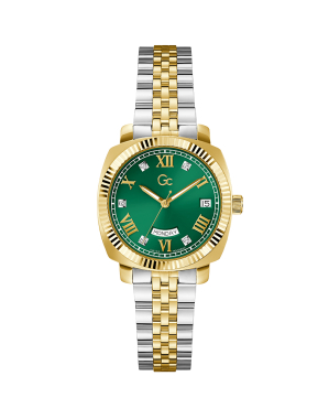 골드 그린 플레어 쿠션 레이디