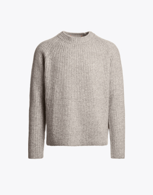 남성 크루넥 스웨터 바로우-CHATEAU GREY (25WMPMKNWK04PJ0110)