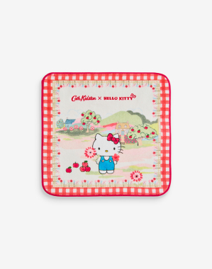 Hello Kitty 코티지 타올 손수건 - 헬로 키티 씬