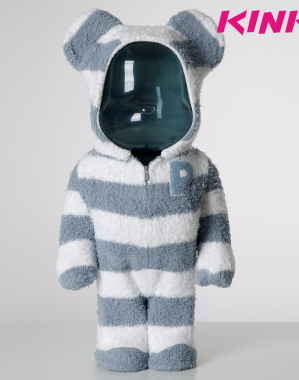 1000% BEARBRICK x GELATO PIQUE Mint White