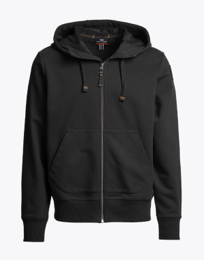 남성 풀집업 후디 찰리 이지-Black (26SMPMFLEY24PJ0541)