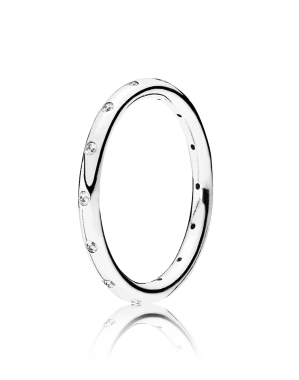 심플 스파클링 밴드 링