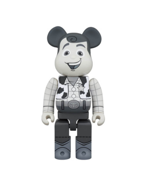1000% BEARBRICK WOODY B&W Ver.