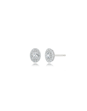 BRIGHTEN OVAL 브라이튼 오벌 0.1ct 귀걸이