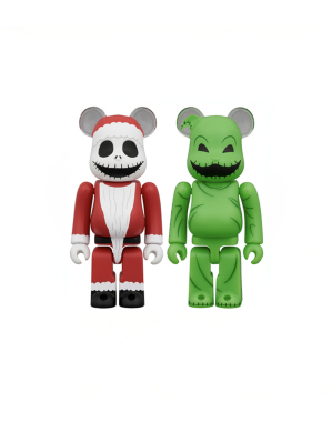 100% BEARBRICK SANTA JACK & OOGIE BOOGIE 2PCS SET