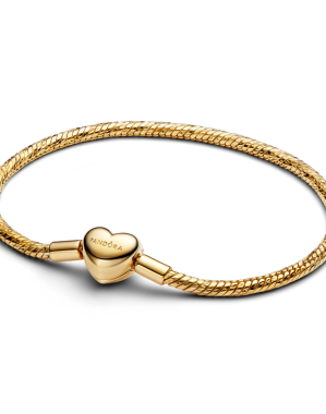 하트 클라습 페싯티드 스네이크 체인 브레이슬릿