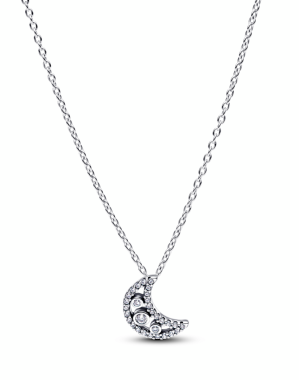 크레센트 문 펜던트 네크리스