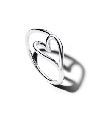 오가니컬리 쉐입드 하트 스몰 링