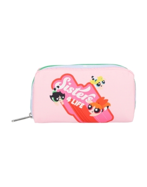 파워퍼프걸 핑크 렉탱귤러 코스메틱 파우치