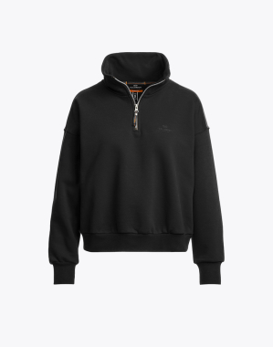 여성 하프집업 스웻셔츠 젠다야-BLACK (25WMPWFLEY32PJ0541)