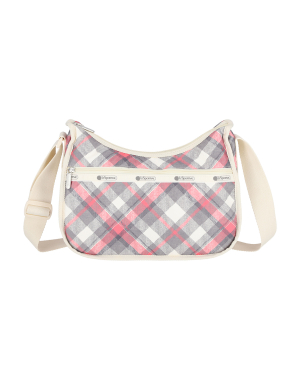 심리스 타탄 클래식 호보백