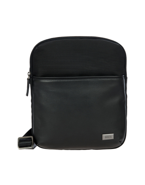 몬자 확장형 비즈니스 숄더백 라지 블랙