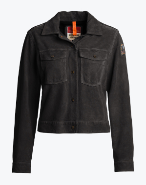 여성 스웨이드 숏자켓 켈시 스웨이드-Raven (25SMPWJKSU31PJ0603)